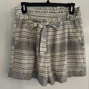 ROOLEE Linen stripe shorts